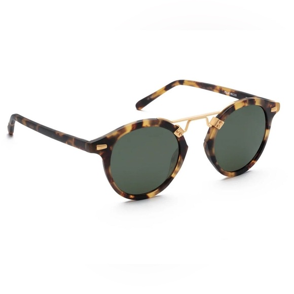 KREWE St Louis Tokyo Tortoise Sunglasses - Picture 2 of 6